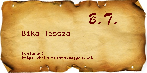 Bika Tessza névjegykártya